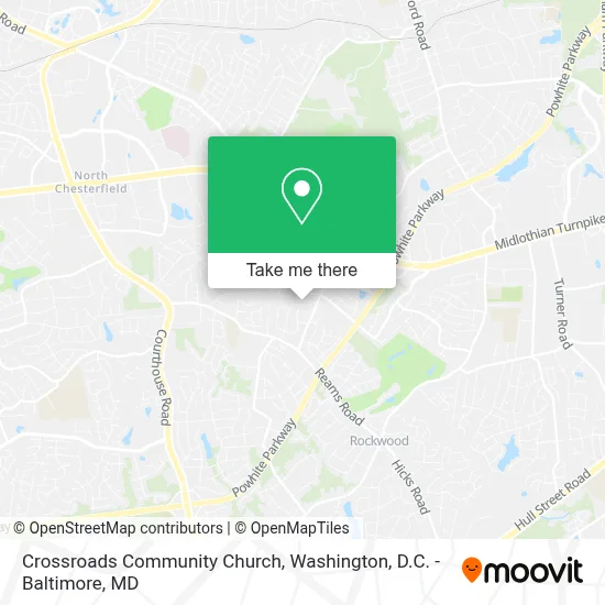 Crossroads Community Church map