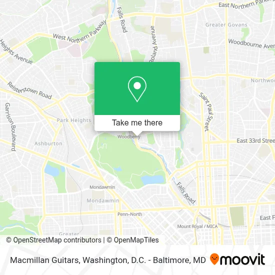 Macmillan Guitars map