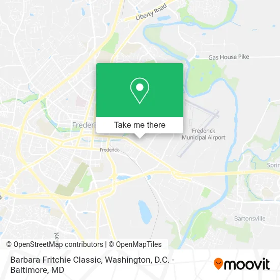 Barbara Fritchie Classic map