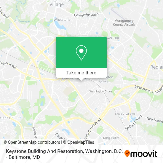 Keystone Building And Restoration map