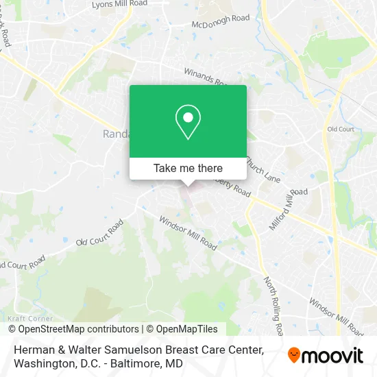 Herman & Walter Samuelson Breast Care Center map