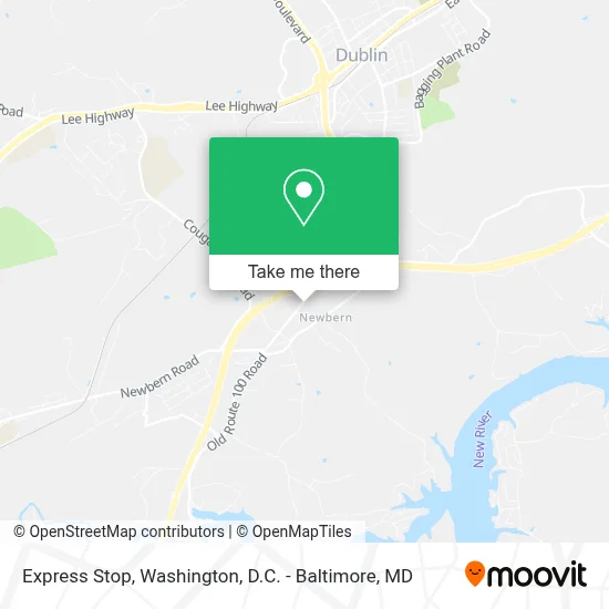 Express Stop map