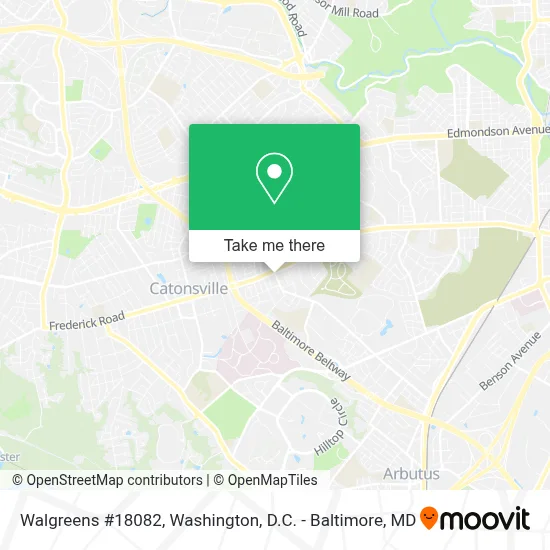 Walgreens #18082 map