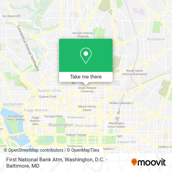 First National Bank Atm map