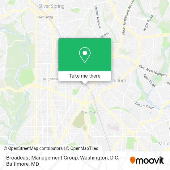 Broadcast Management Group map