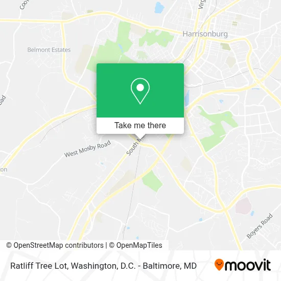 Ratliff Tree Lot map