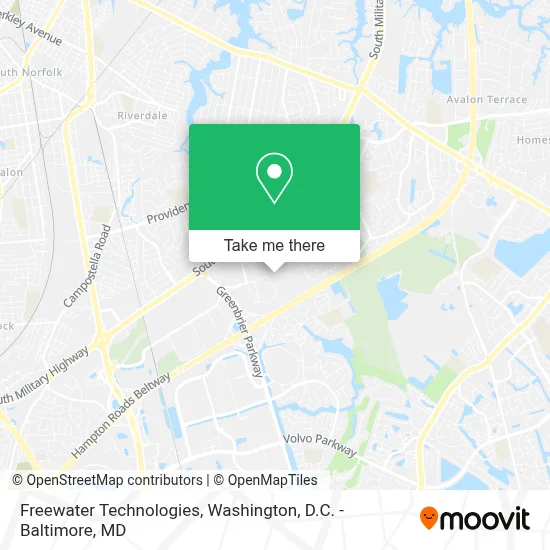 Freewater Technologies map