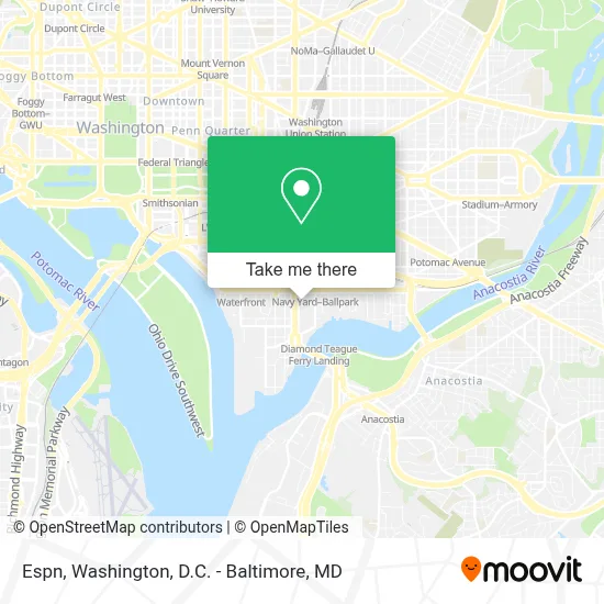 Espn map