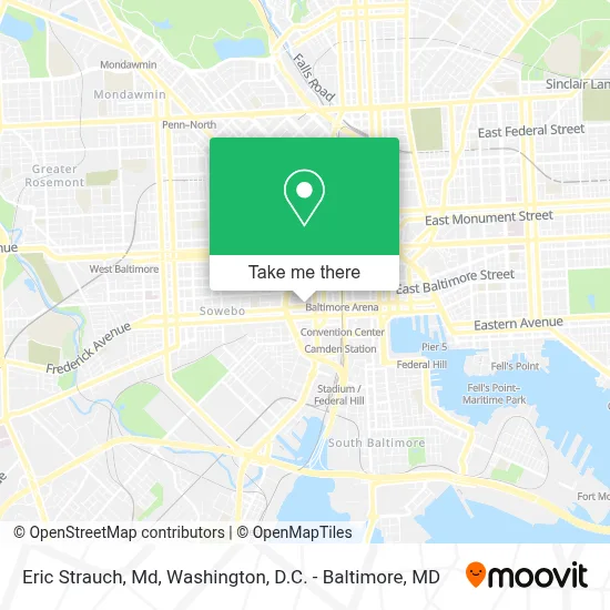 Eric Strauch, Md map