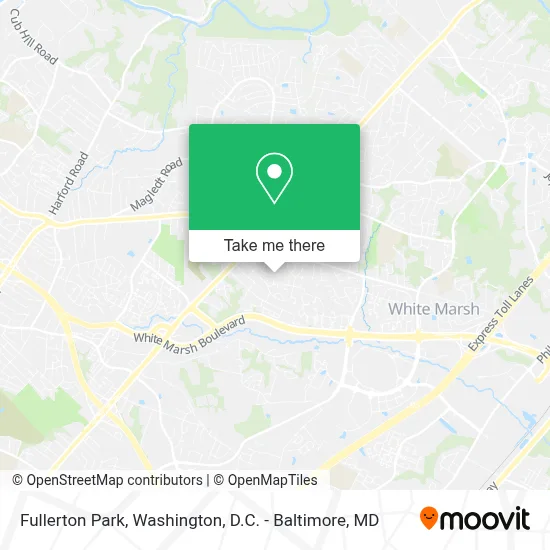 Fullerton Park map