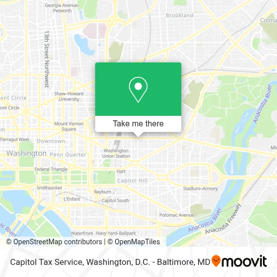Capitol Tax Service map