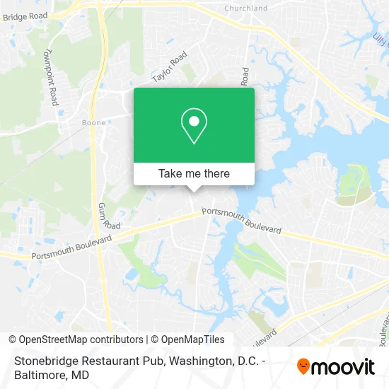 Stonebridge Restaurant Pub map