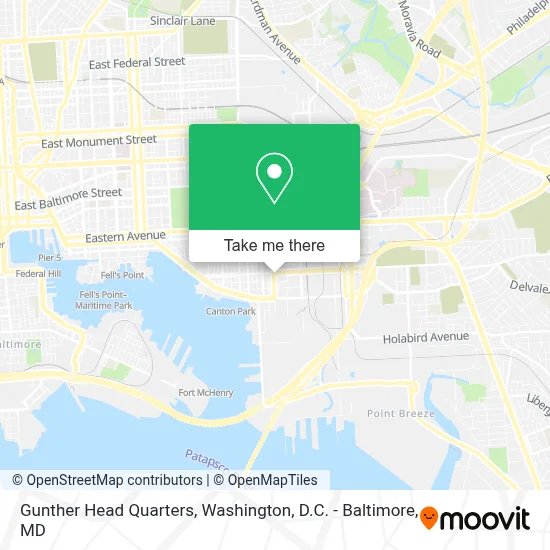 Gunther Head Quarters map