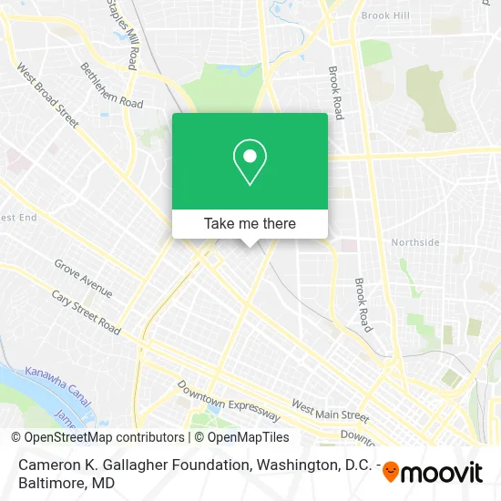 Cameron K. Gallagher Foundation map