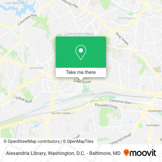 Alexandria Library map
