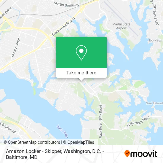 Amazon Locker - Skipper map