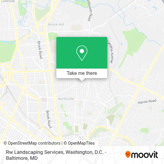 Rw Landscaping Services map