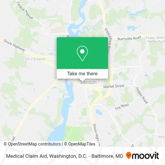 Medical Claim Aid map