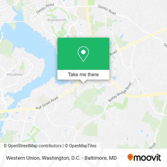 Western Union map