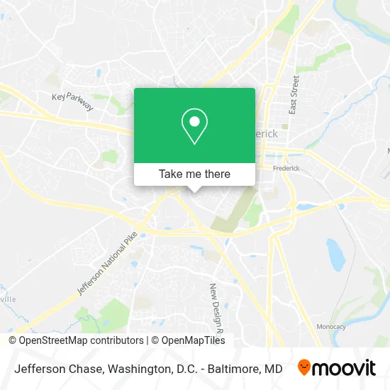 Jefferson Chase map