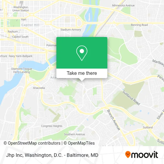 Jhp Inc map