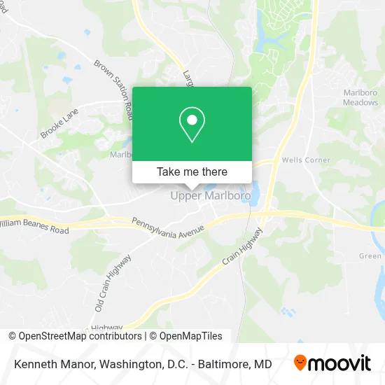 Kenneth Manor map