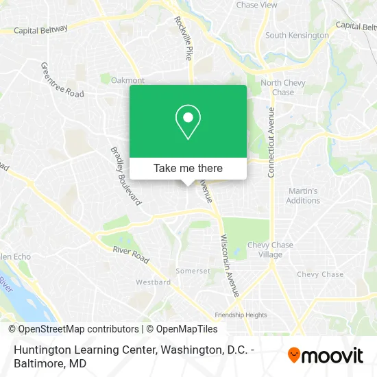 Huntington Learning Center map