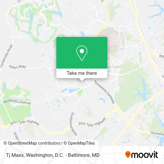 Tj Maxx map