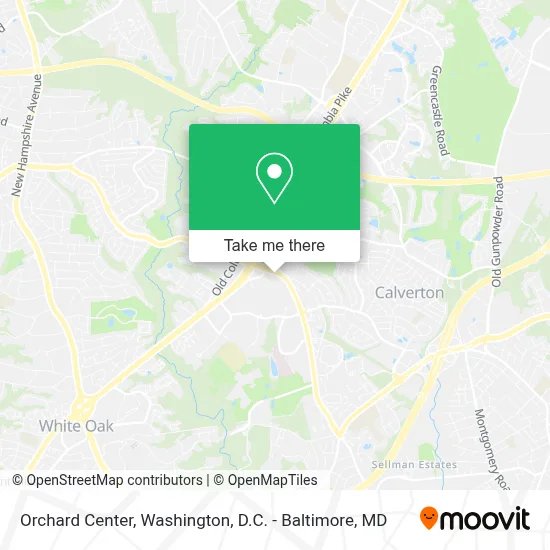 Orchard Center map