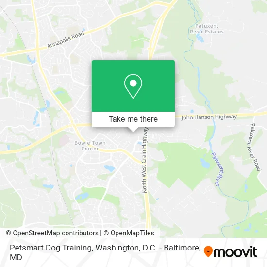 Petsmart Dog Training map