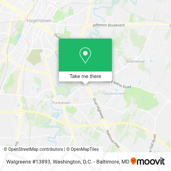 Walgreens #13893 map