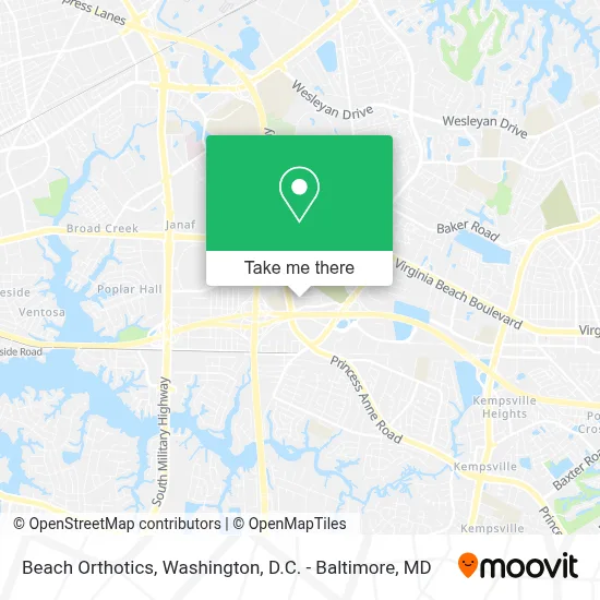 Beach Orthotics map