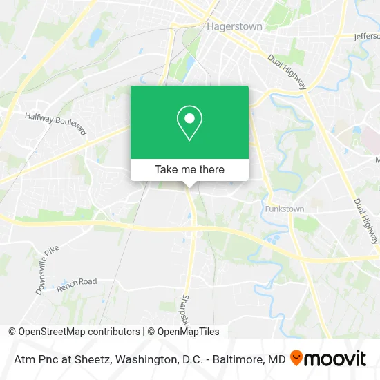 Atm Pnc at Sheetz map