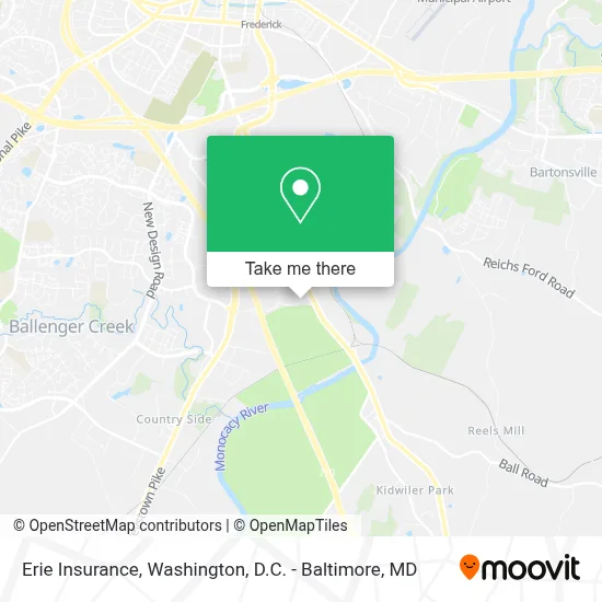 Erie Insurance map