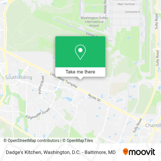 Dadge's Kitchen map