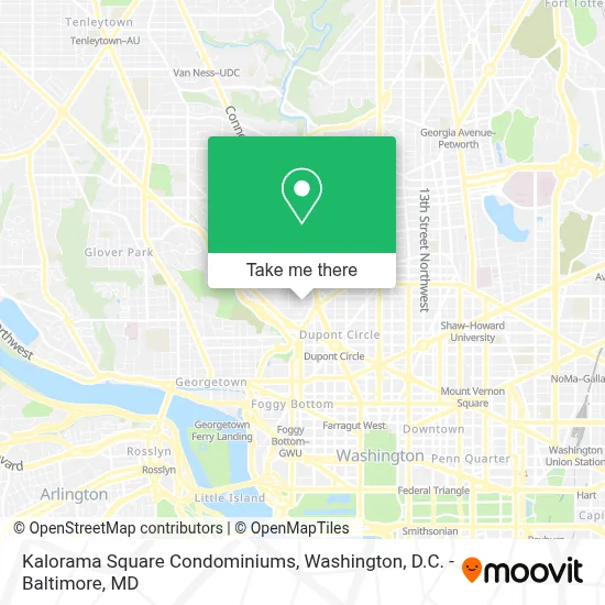 Kalorama Square Condominiums map