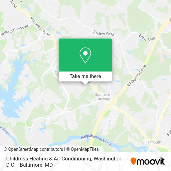 Childress Heating & Air Conditioning map