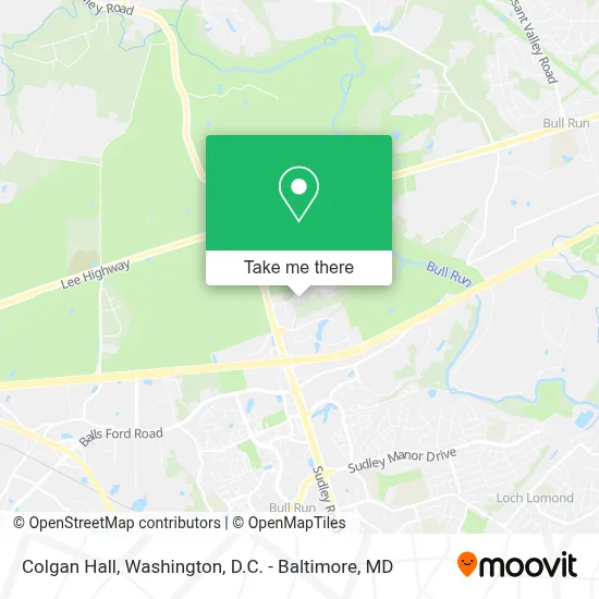 Colgan Hall map