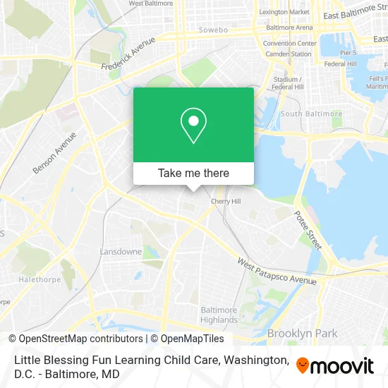 Little Blessing Fun Learning Child Care map