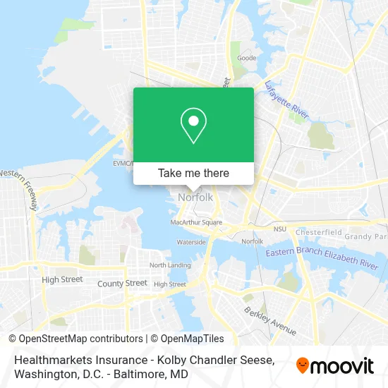 Healthmarkets Insurance - Kolby Chandler Seese map