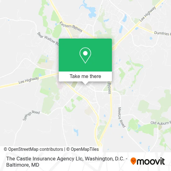 The Castle Insurance Agency Llc map