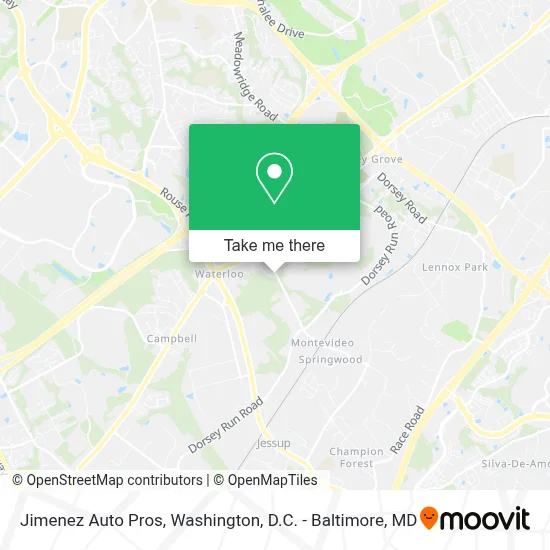 Jimenez Auto Pros map