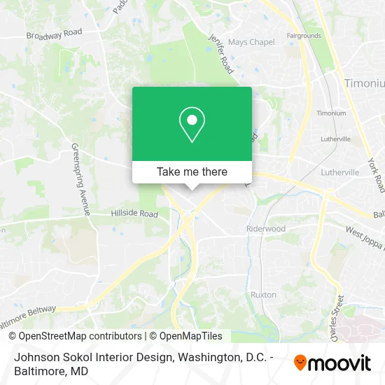 Johnson Sokol Interior Design map