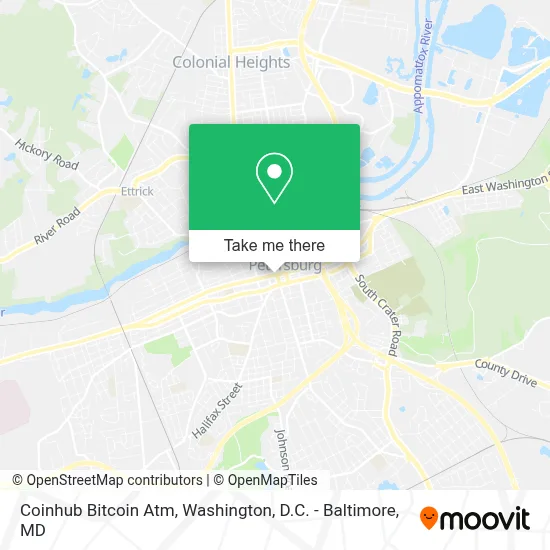 Coinhub Bitcoin Atm map