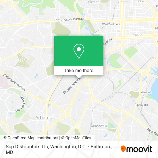 Scp Distributors Llc map