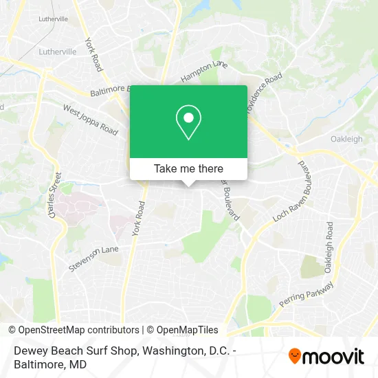Dewey Beach Surf Shop map