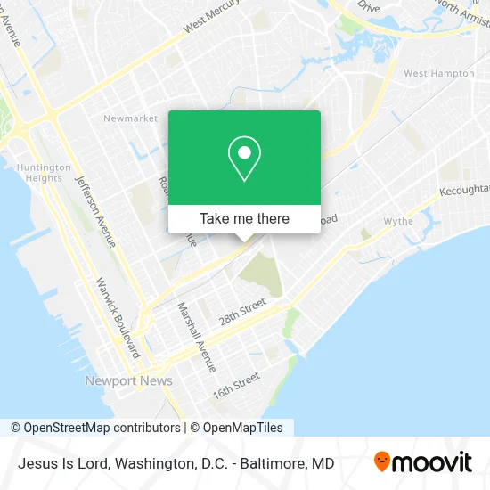 Jesus Is Lord map