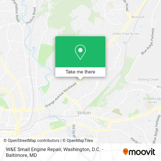 W&E Small Engine Repair map