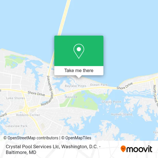 Crystal Pool Services Llc map