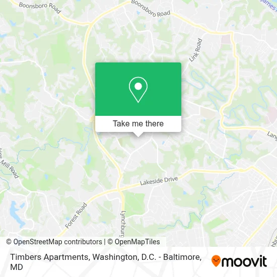 Timbers Apartments map